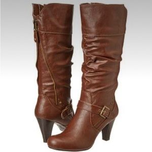 Women G by Guess Boots Medium Brown 7 1/2